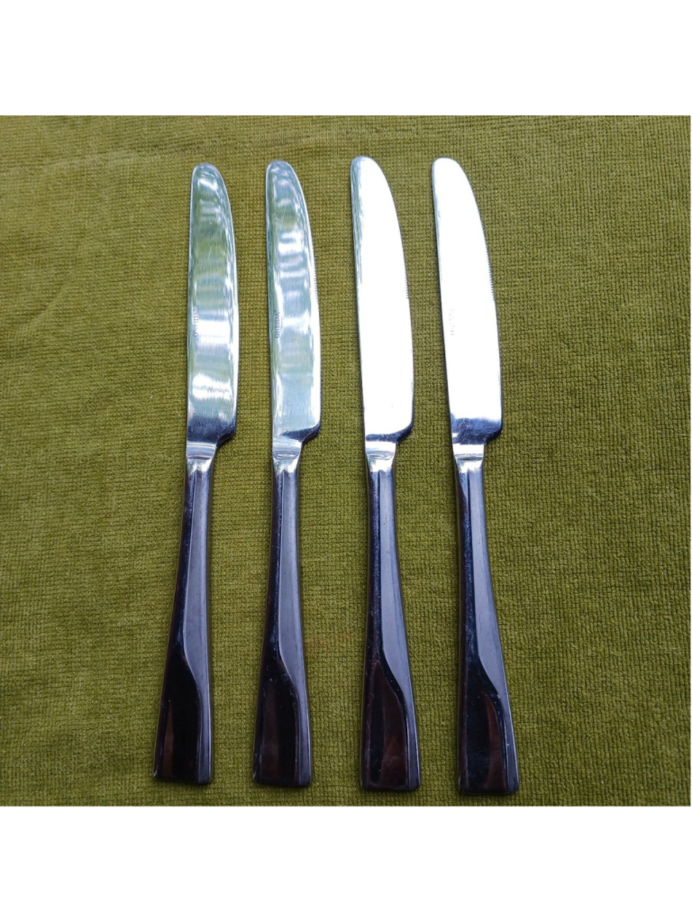 Oneida Splice Set of 4 Table Knives Stainless Steel Dinner Knife Replacement
